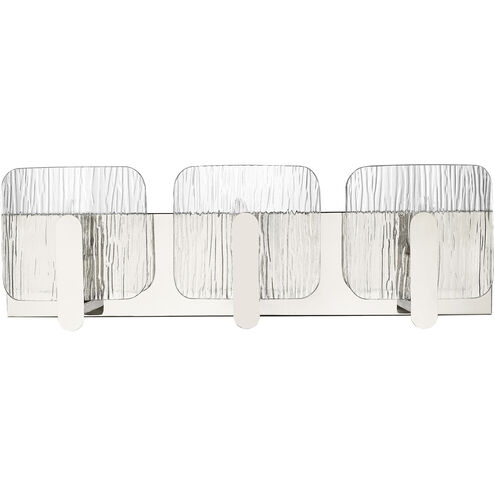 Rimini 3 Light 24 inch Polished Nickel Vanity Light Wall Light